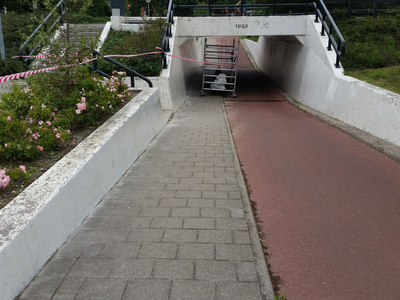 Fiets tunnel in Monnickendam